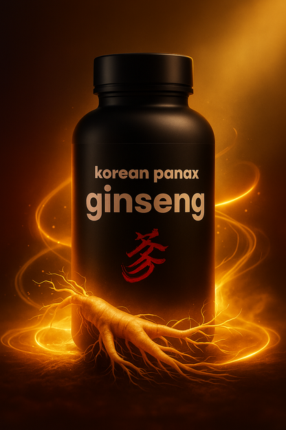 Energía y enfoque natural con Ginseng Coreano Panax