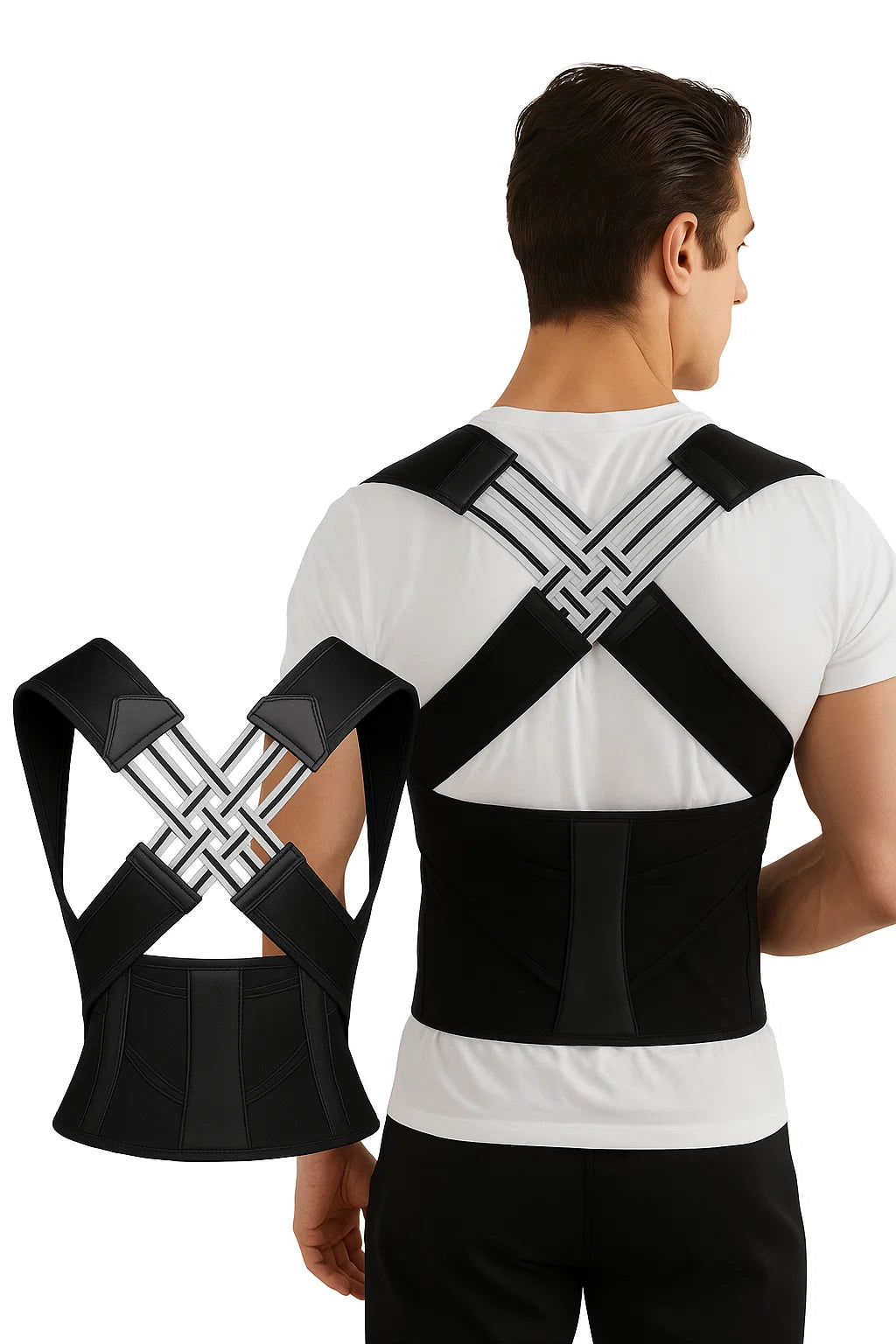 🧍‍♂️ Corrector de Postura con Soporte Lumbar – Di adiós al dolor de espalda